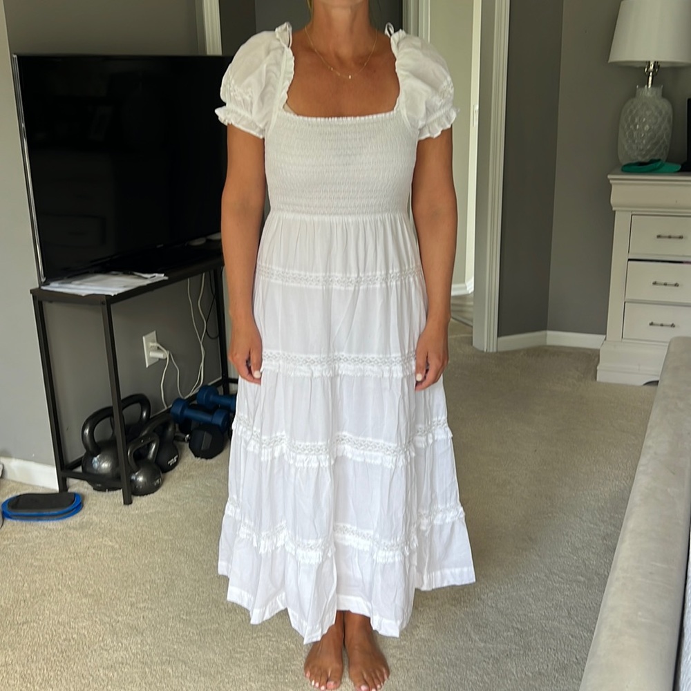 Astr the label white maxi dress